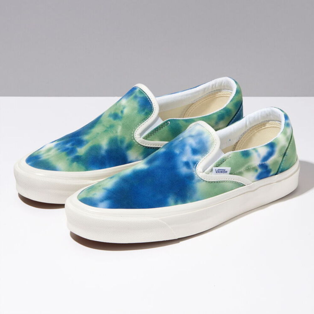 Vans Anaheim Factory Classic Slip-On 98 DX Mens Womens - (ANAHEIM FACTORY) ECO/TIE DYE VN0A5KX8AVY Shoes