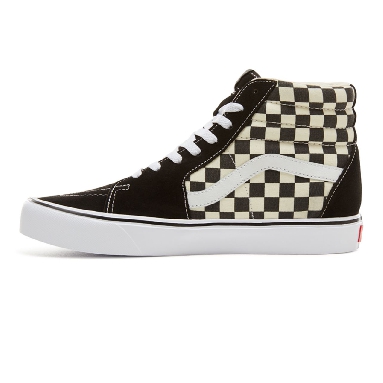 Vans Checkerboard Sk8-Hi Lite Classic Mens Womens - Black-White VA2Z5Y5GX Shoes