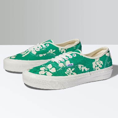 Vans Anaheim Factory Authentic 44 DX Mens Womens - (ANAHEIM FACTORY) PEPPER GREEN/OG ALOHA VN0A5KX4AWP Shoes