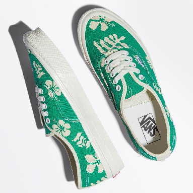 Vans Anaheim Factory Authentic 44 DX Mens Womens - (ANAHEIM FACTORY) PEPPER GREEN/OG ALOHA VN0A5KX4AWP Shoes