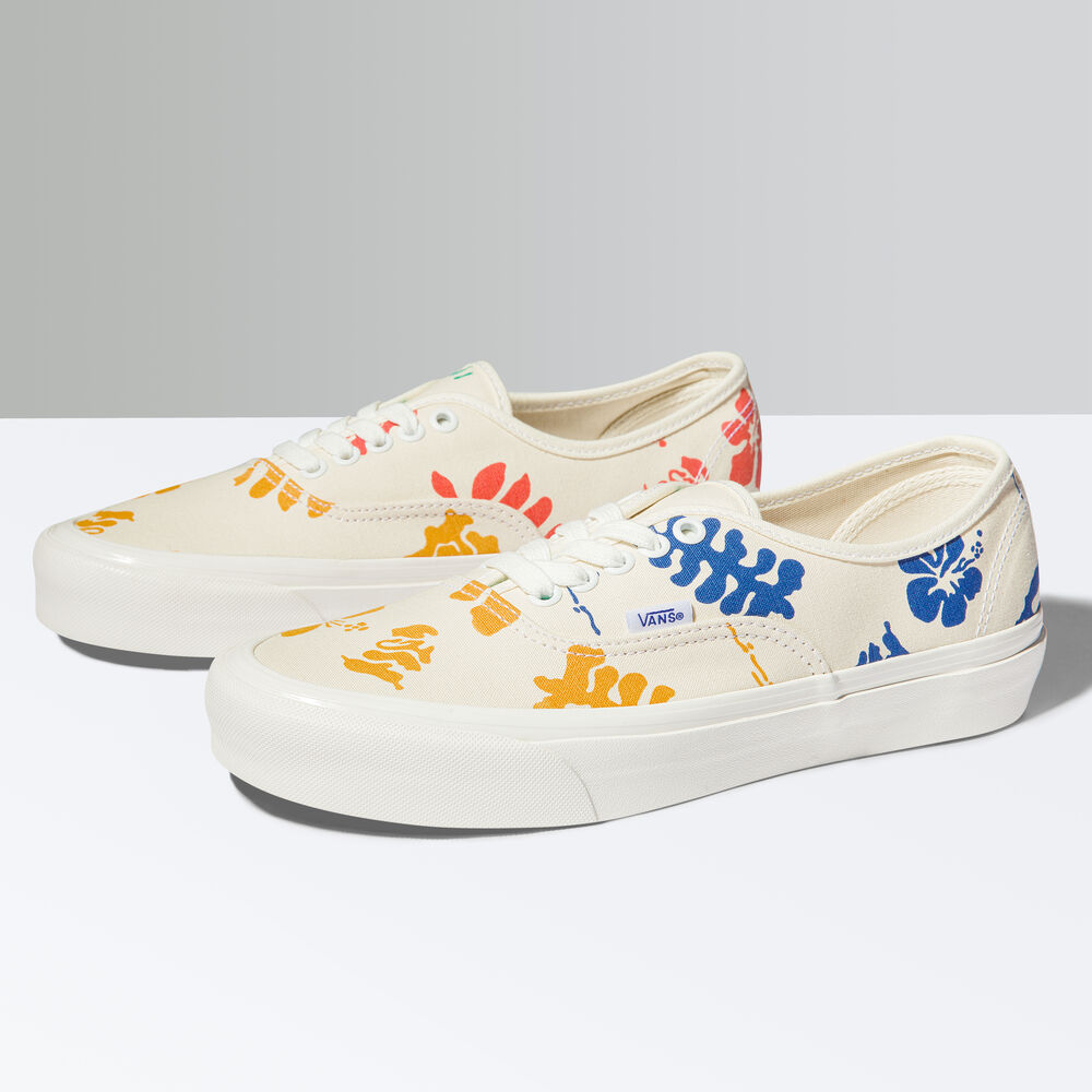 Vans Anaheim Factory Authentic 44 DX Mens Womens - (ANAHEIM FACTORY) MIXED/OG ALOHA VN0A5KX4AWD Shoes