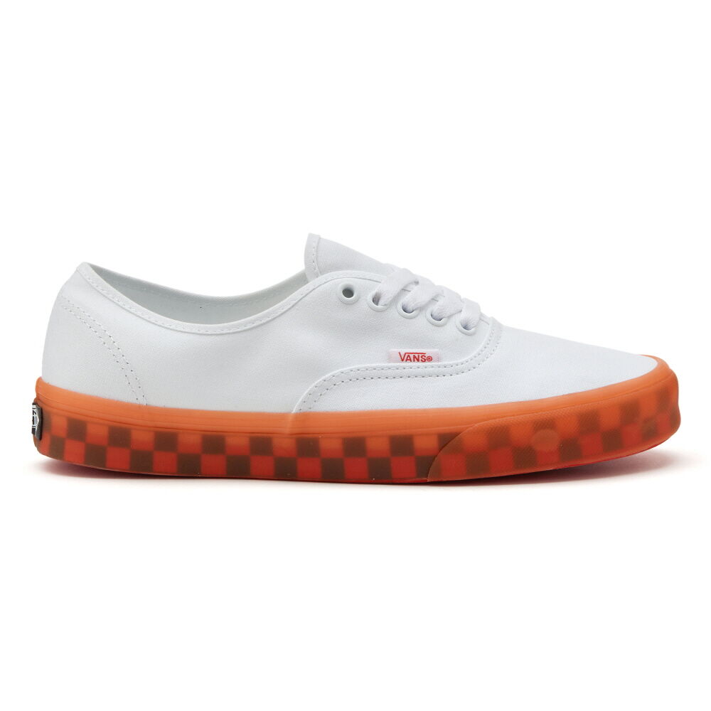 Vans Eco Theory Authentic Mens Womens - (TRANSLUCENT) TRUE WHITE/ORANGE SUNRISE VN0A5KRDAVE Shoes