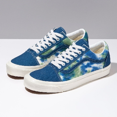 Vans Anaheim Factory Old Skool 36 DX Mens Womens - (ANAHEIM FACTORY) ECO/TIE DYE VN0A54F3AVY Shoes