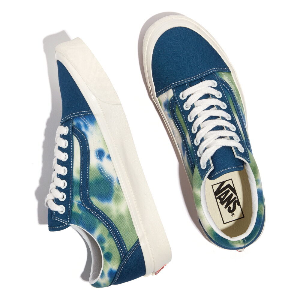 Vans Anaheim Factory Old Skool 36 DX Mens Womens - (ANAHEIM FACTORY) ECO/TIE DYE VN0A54F3AVY Shoes