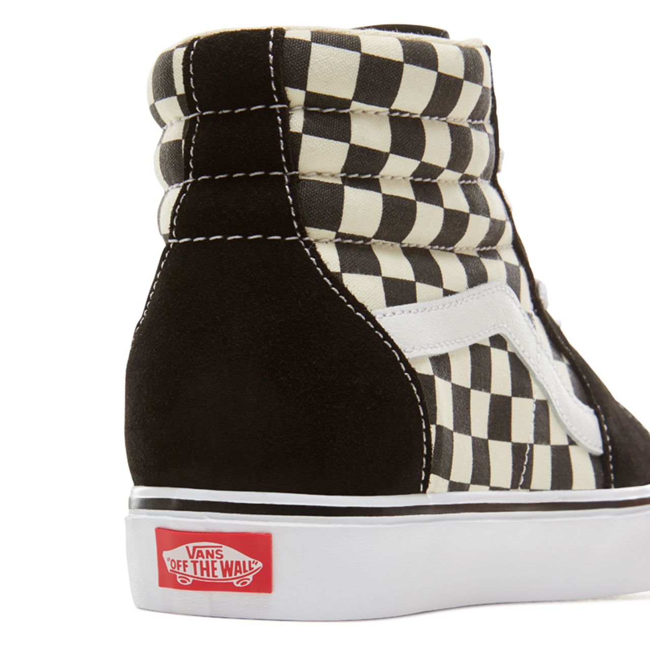 Vans Checkerboard Sk8-Hi Lite Classic Mens Womens - Black-White VA2Z5Y5GX Shoes