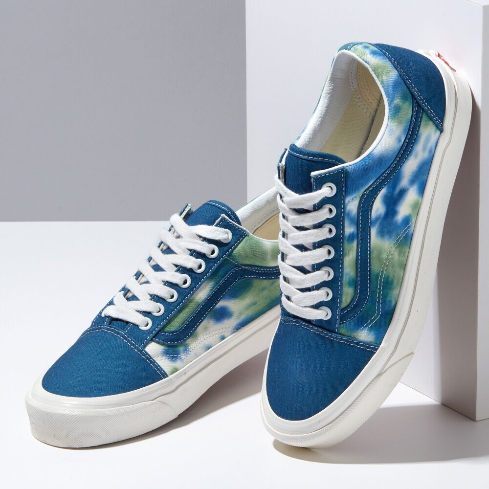 Vans Anaheim Factory Old Skool 36 DX Mens Womens - (ANAHEIM FACTORY) ECO/TIE DYE VN0A54F3AVY Shoes