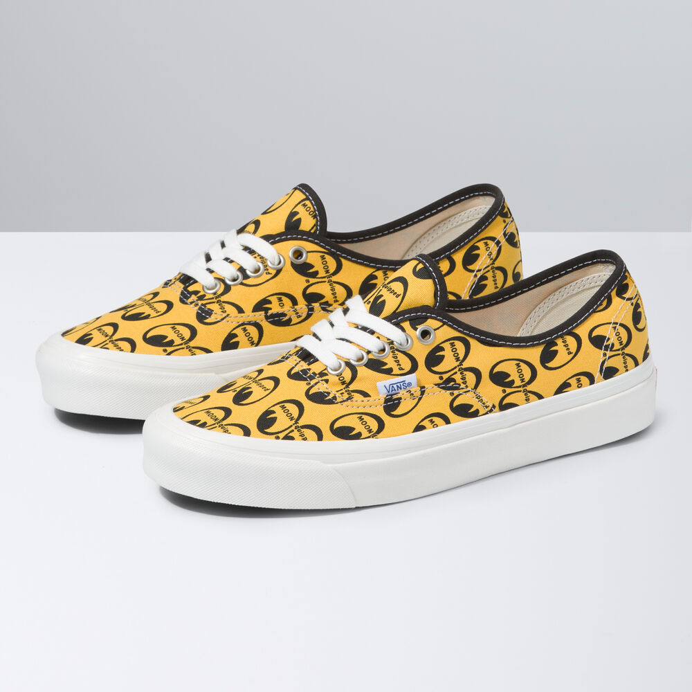 Vans Anaheim Factory Authentic 44 DX Mens Womens - (ANAHEIM FACTORY) MOONEYES/YELLOW VN0A5KX4AVQ Shoes