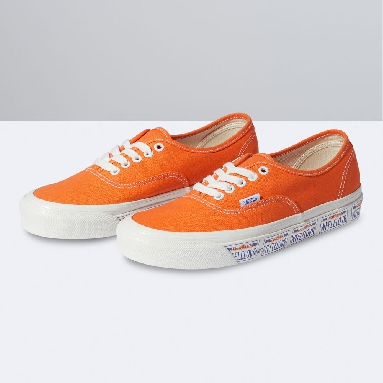 Vans Anaheim Factory Authentic 44 DX Mens Womens - (ANAHEIM FACTORY) VANITY PLATE/ORANGE TIGER VN0A5KX4AXD Shoes