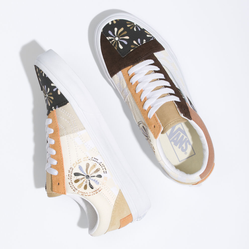 Vans Divine Old Skool Patchwork Mens Womens - (DIVINE) MULTI/TRUE WHITE VN0A7Q4PAS0 Shoes