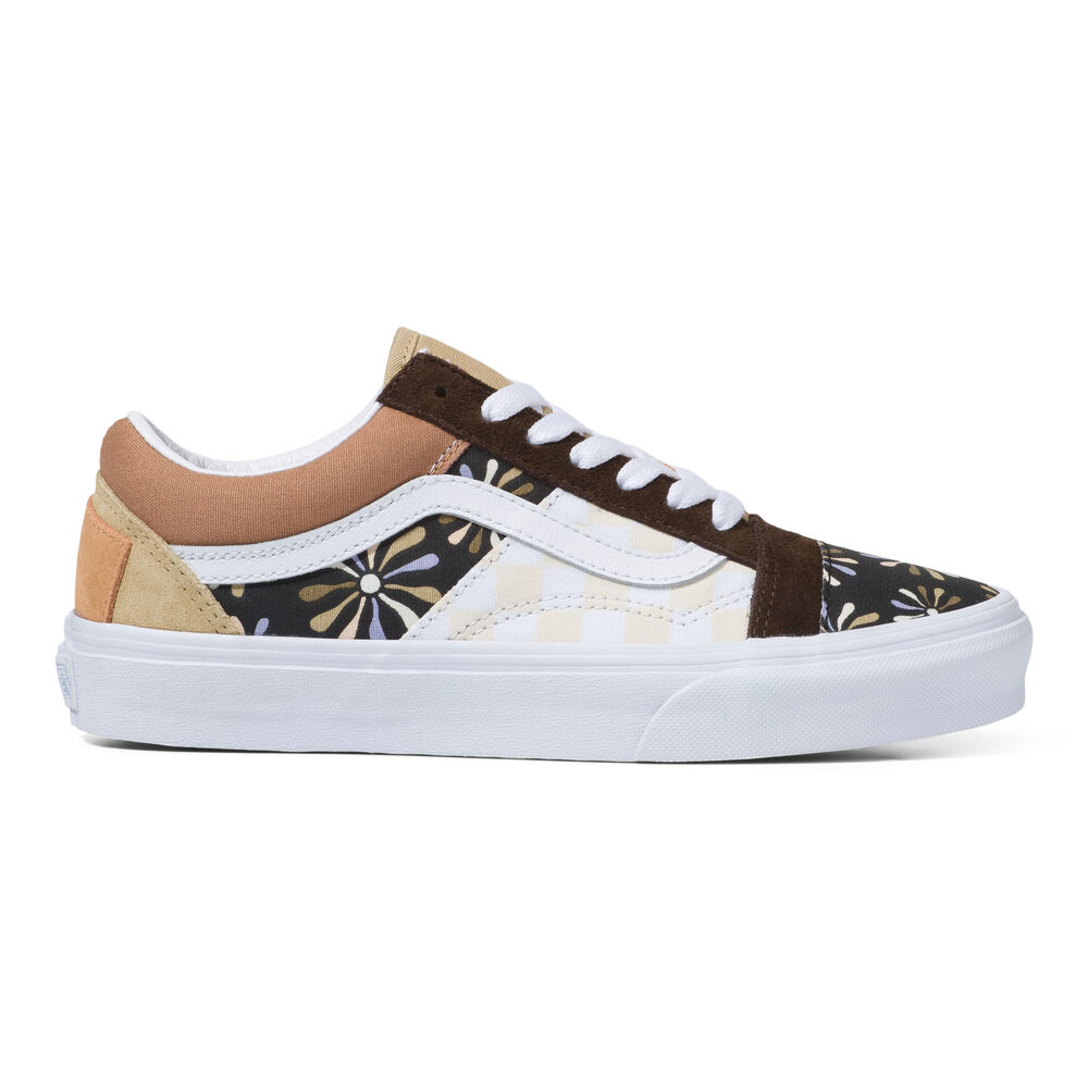 Vans Divine Old Skool Patchwork Mens Womens - (DIVINE) MULTI/TRUE WHITE VN0A7Q4PAS0 Shoes