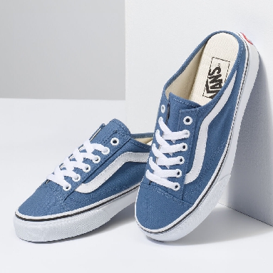 Vans Leather Style 36 Mule Mens Womens - (CANVAS) MOONLIGHT BLUE/TRUE WHITE VN0A7Q5YB0T Shoes