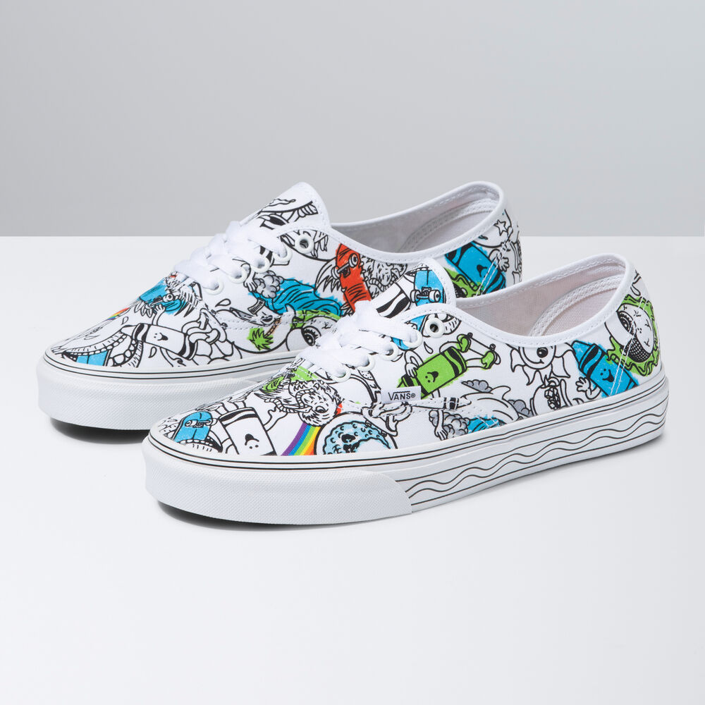 Vans Eco Theory Authentic Mens Womens - (CRAYOLA) DIY/SKETCH YOUR WAY VN0A5KRDARE Shoes