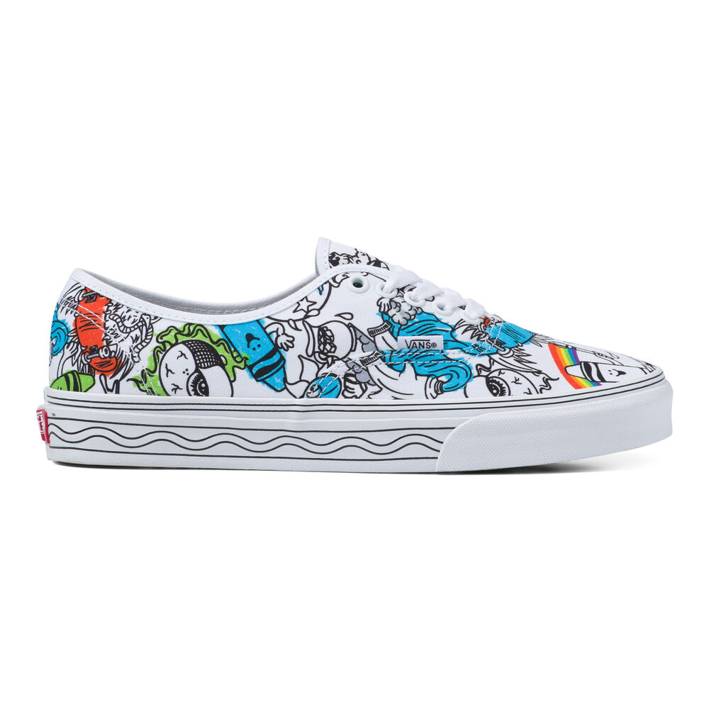 Vans Eco Theory Authentic Mens Womens - (CRAYOLA) DIY/SKETCH YOUR WAY VN0A5KRDARE Shoes