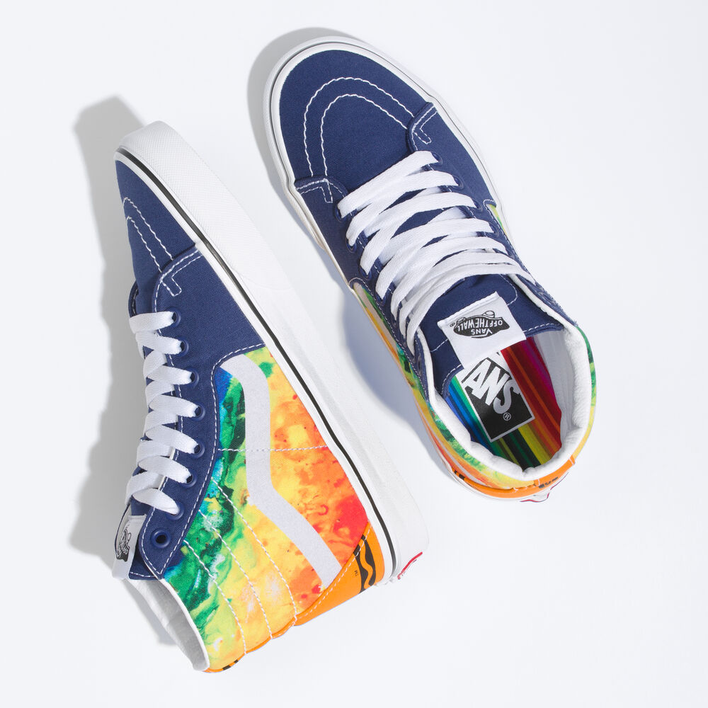 Vans Cultivate Care Sk8-Hi Mens Womens - (CRAYOLA) MASHUP MELT VN0A5JMJARS Shoes