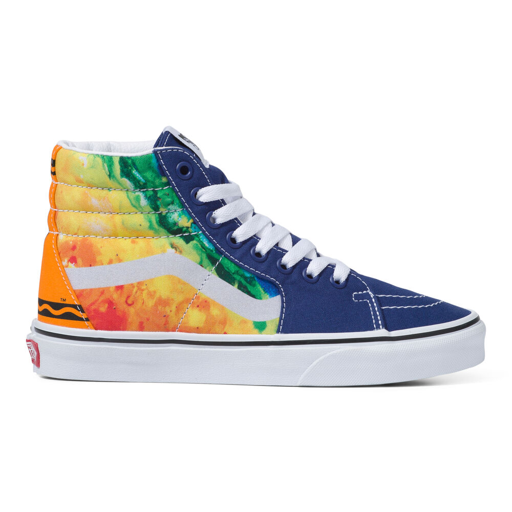 Vans Cultivate Care Sk8-Hi Mens Womens - (CRAYOLA) MASHUP MELT VN0A5JMJARS Shoes