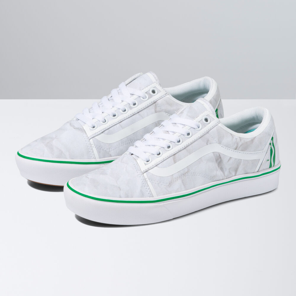 Vans Stripe ComfyCush Old Skool Mens Womens - (CRAYOLA) DIY/IMAGINATION CONSTRUCTION VN0A5DYCB1S Shoes