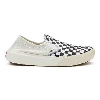 Vans Comfycush One Mens Womens - (CHECKERBOARD) MARSHMALLOW/BLACK VN0A45J5Q4O Shoes