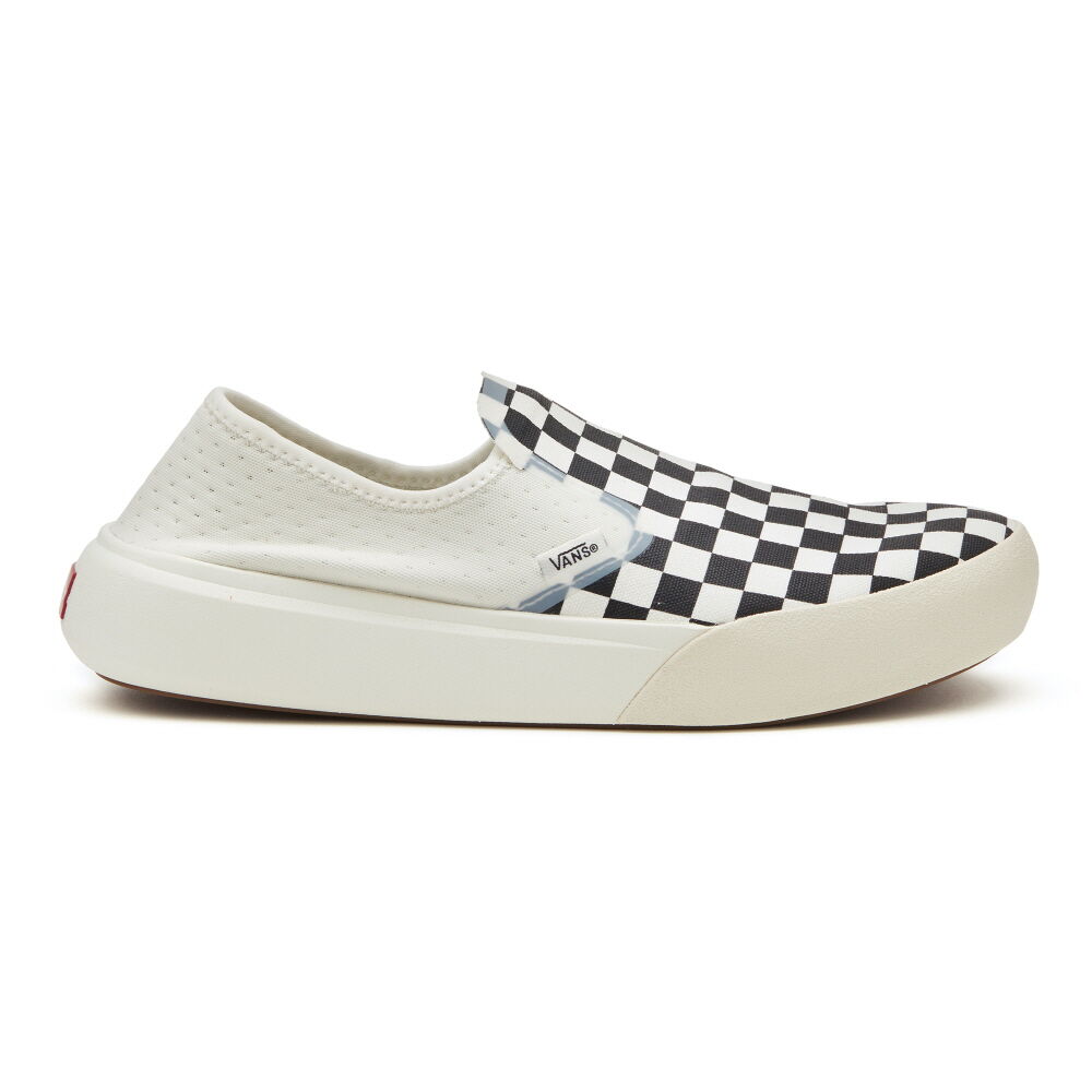 Vans Comfycush One Mens Womens - (CHECKERBOARD) MARSHMALLOW/BLACK VN0A45J5Q4O Shoes