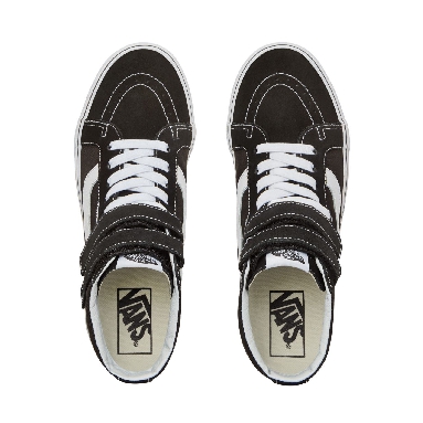 Vans Suede  Sk8-Hi Reissue V Classic Mens Womens - Black/True White VA3MV66BT Shoes