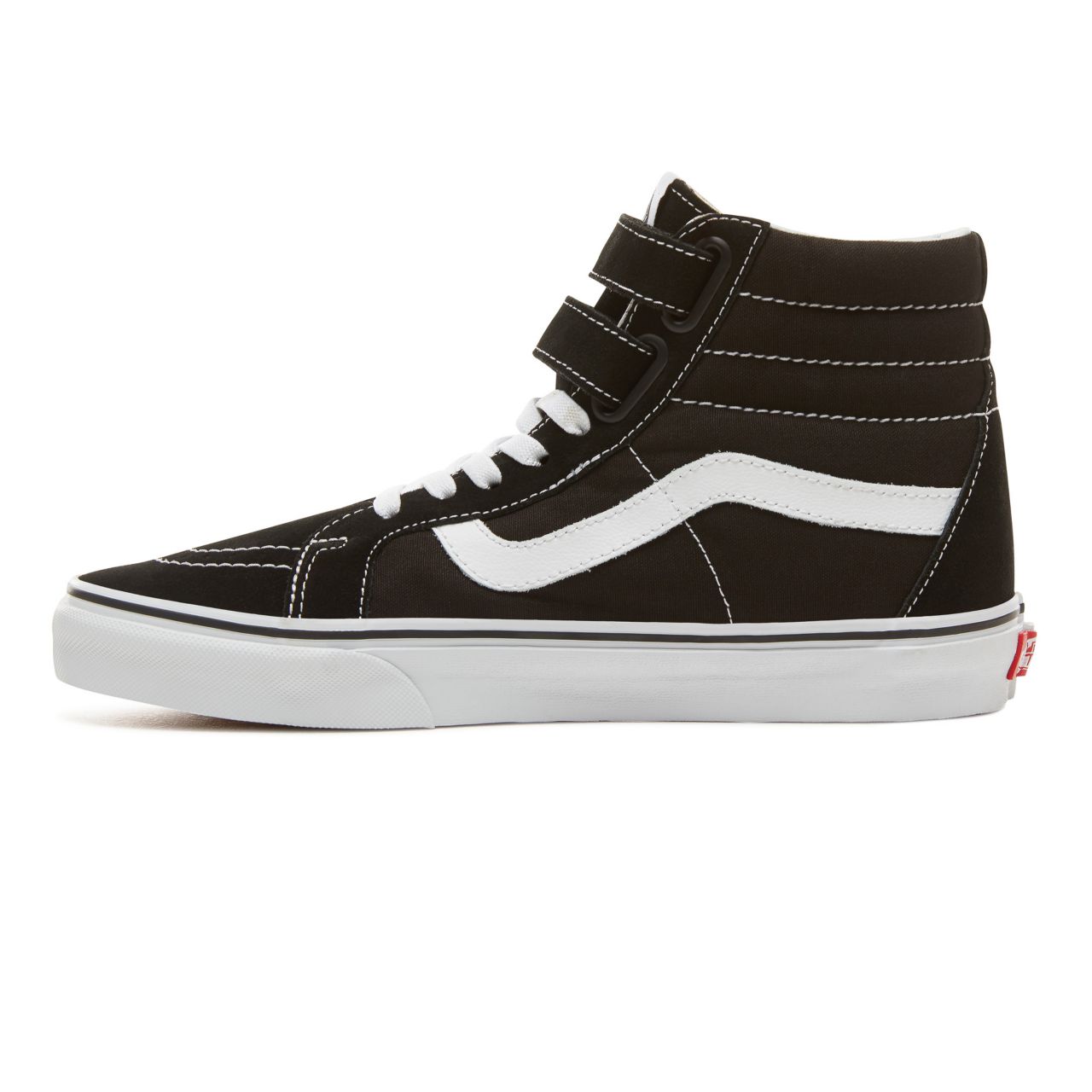 Vans Suede  Sk8-Hi Reissue V Classic Mens Womens - Black/True White VA3MV66BT Shoes