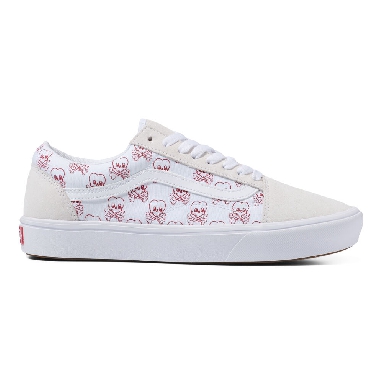 Vans Stripe ComfyCush Old Skool Mens Womens - (COLDHEARTED) TRUE WHITE/TRUE WHITE VN0A5DYCB1D Shoes