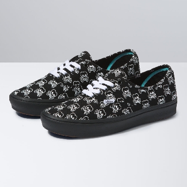 Vans Coldhearted Comfycush Authentic Mens Womens - (COLDHEARTED) BLACK/TRUE WHITE VN0A3WM7B1C Shoes