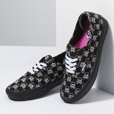 Vans Coldhearted Comfycush Authentic Mens Womens - (COLDHEARTED) BLACK/TRUE WHITE VN0A3WM7B1C Shoes