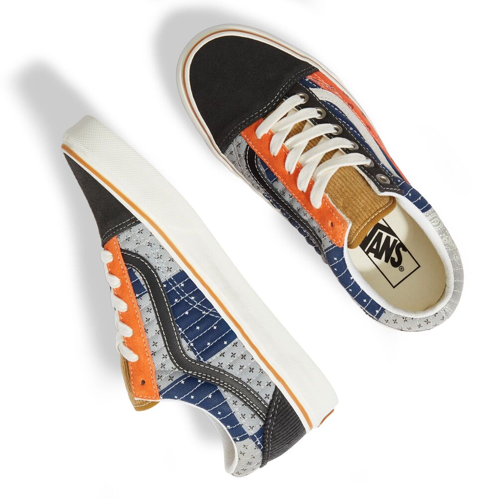 Vans Quilted Bandana Old Skool Mens Womens - (QUILTED BANDANA) MULTI/MARSHMALLOW VN0A7Q2JBCK Shoes