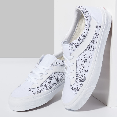 Vans Paisley Bold NI Mens Womens - PAISLEY TRUE WHITE/BLACK VN0A3WLP42M Shoes