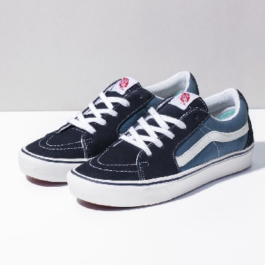 Vans Classic ComfyCush Sk8-Low Mens Womens - NAVY/STV NAVY VN0A4UVCVNT Shoes