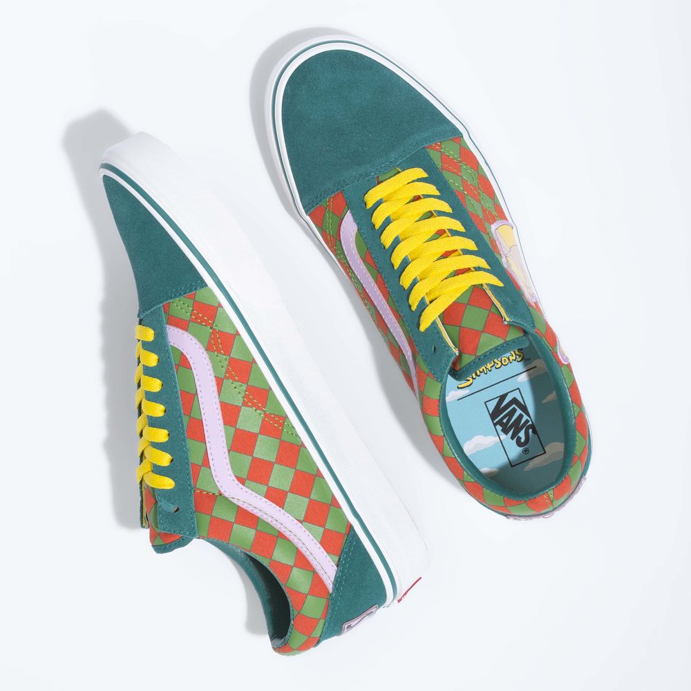 Vans x The Simpsons Old Skool Mens Womens - THE SIMPSONS MOES VN0A4BV521L Shoes