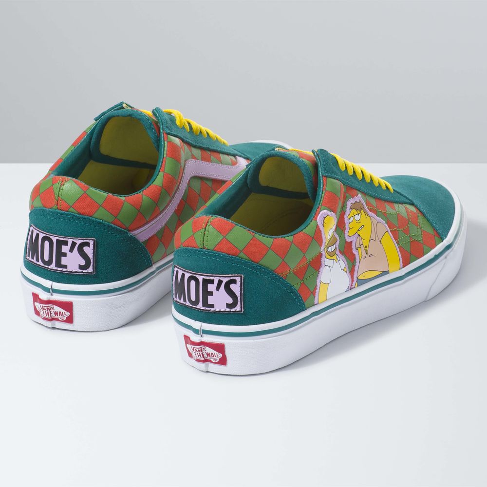 Vans x The Simpsons Old Skool Mens Womens - THE SIMPSONS MOES VN0A4BV521L Shoes