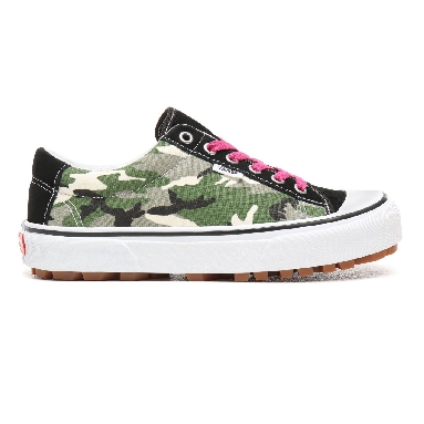 Vans Laurel Camo Style 29 Classic Mens Womens - (Laurel Camo) Black/Very Berry/True White VN0A3MVHSZC Shoes