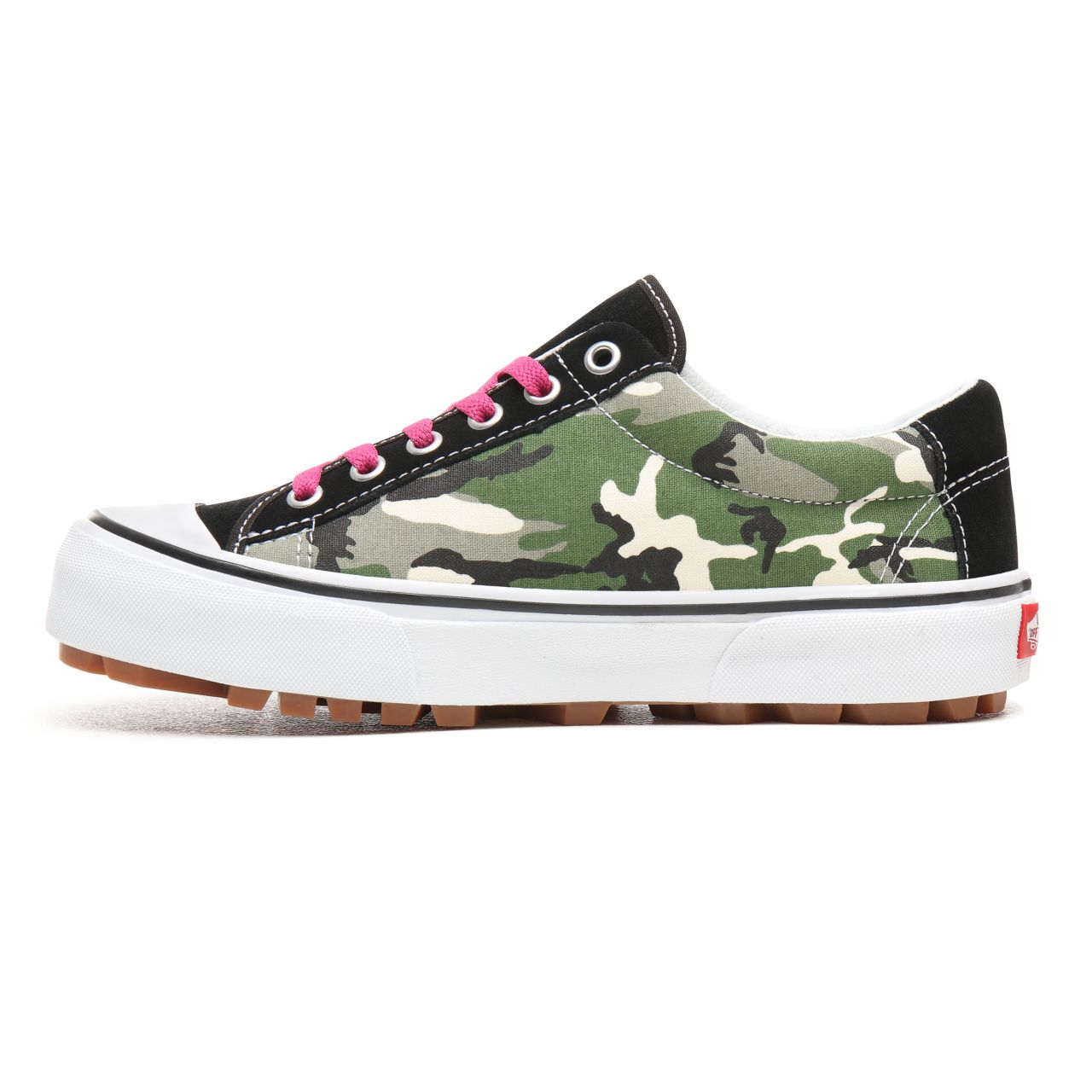 Vans Laurel Camo Style 29 Classic Mens Womens - (Laurel Camo) Black/Very Berry/True White VN0A3MVHSZC Shoes