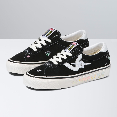 Vans Anaheim Factory Style 73 DX Mens Womens - (SANDY LIANG) BLACK/TRUE WHITE VN0A3WLQB7C Shoes