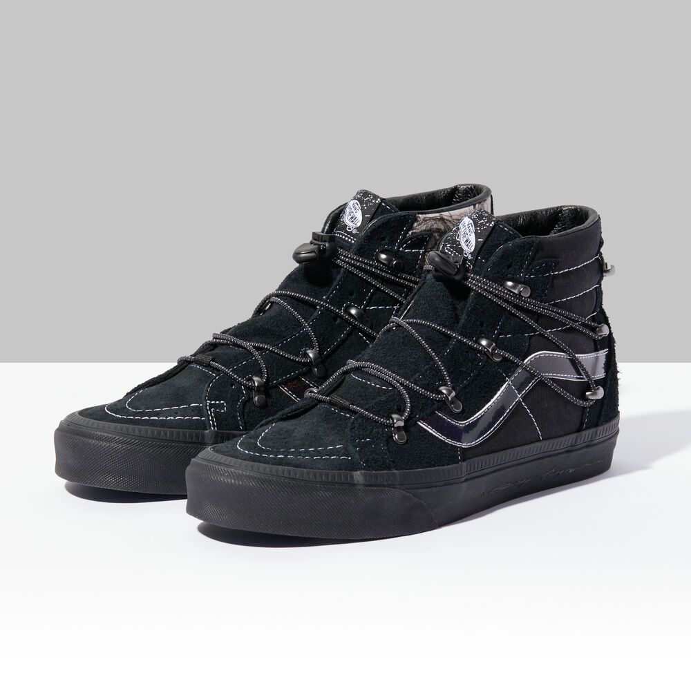 Vans x HUATUNAN Year of the Tiger Sk8-Hi Echo DX Mens Womens - YEAR OF THE TIGER BLACK VN0A7Q5OBLK Shoes