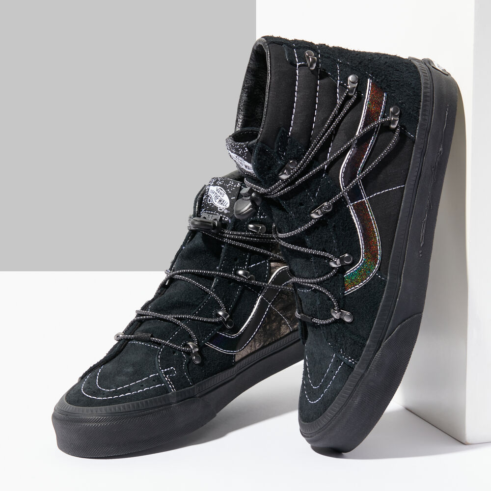 Vans x HUATUNAN Year of the Tiger Sk8-Hi Echo DX Mens Womens - YEAR OF THE TIGER BLACK VN0A7Q5OBLK Shoes