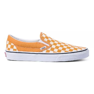 Vans Classic Slip-On Mens Womens - (CHECKERBOARD) DESERT SUN/TRUE WHITE VN0A5JMH8LF Shoes