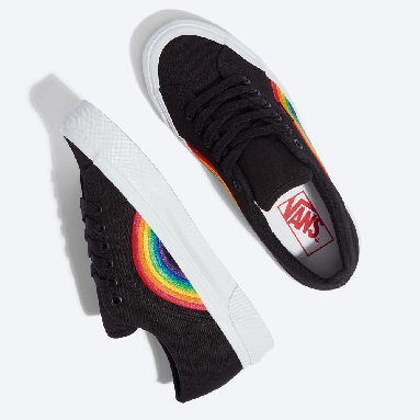 Vans Anaheim Factory Lampin 86 DX Mens Womens - (ANAHEIM FACTORY) PRIDE/BLACK VN0A54FC4GN Shoes