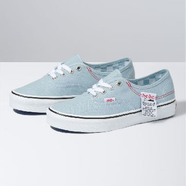 Vans DIY Authentic HC Mens Womens - (DIY) WINTER SKY/TRUE WHITE VN0A4UUC9GW Shoes