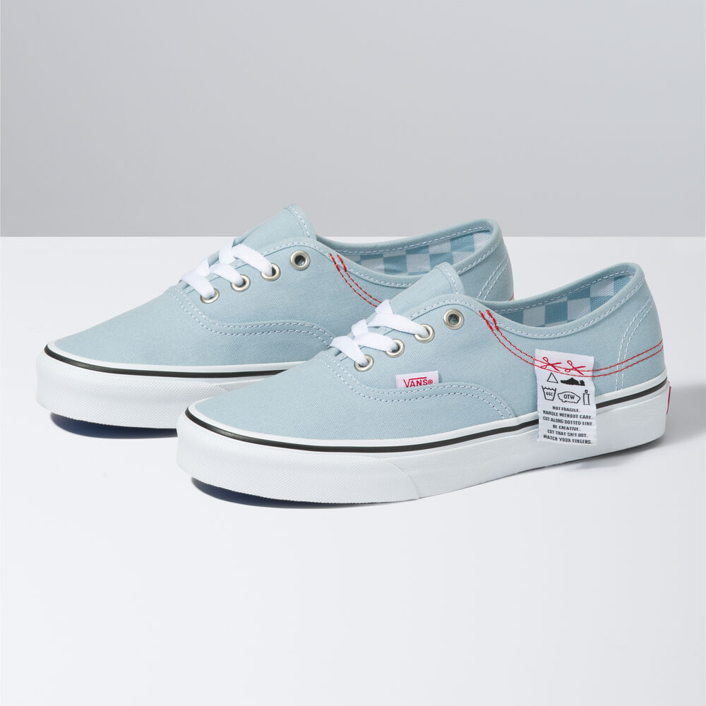 Vans DIY Authentic HC Mens Womens - (DIY) WINTER SKY/TRUE WHITE VN0A4UUC9GW Shoes