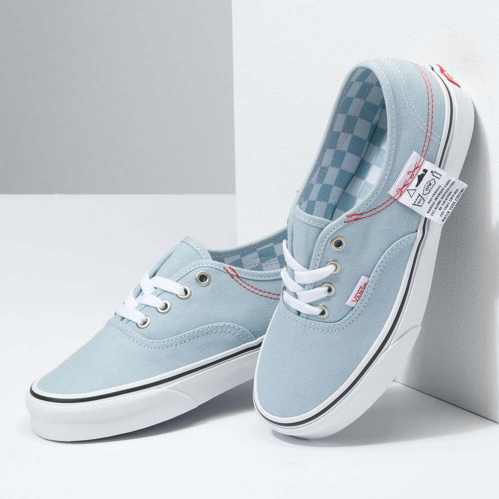 Vans DIY Authentic HC Mens Womens - (DIY) WINTER SKY/TRUE WHITE VN0A4UUC9GW Shoes