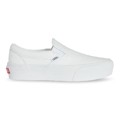 Vans DIY Checkerboard Classic Slip-On Platform Mens Womens - (DIY CHECKERBOARD) TRUE WHITE VN0A3JEZ8AX Shoes