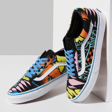 Vans OTW Art Collection Dahahm Old Skool Mens Womens - (DAHAHM CHECKERBOARD) MULTI/TRUE WHITE VN0A5AO9452 Shoes