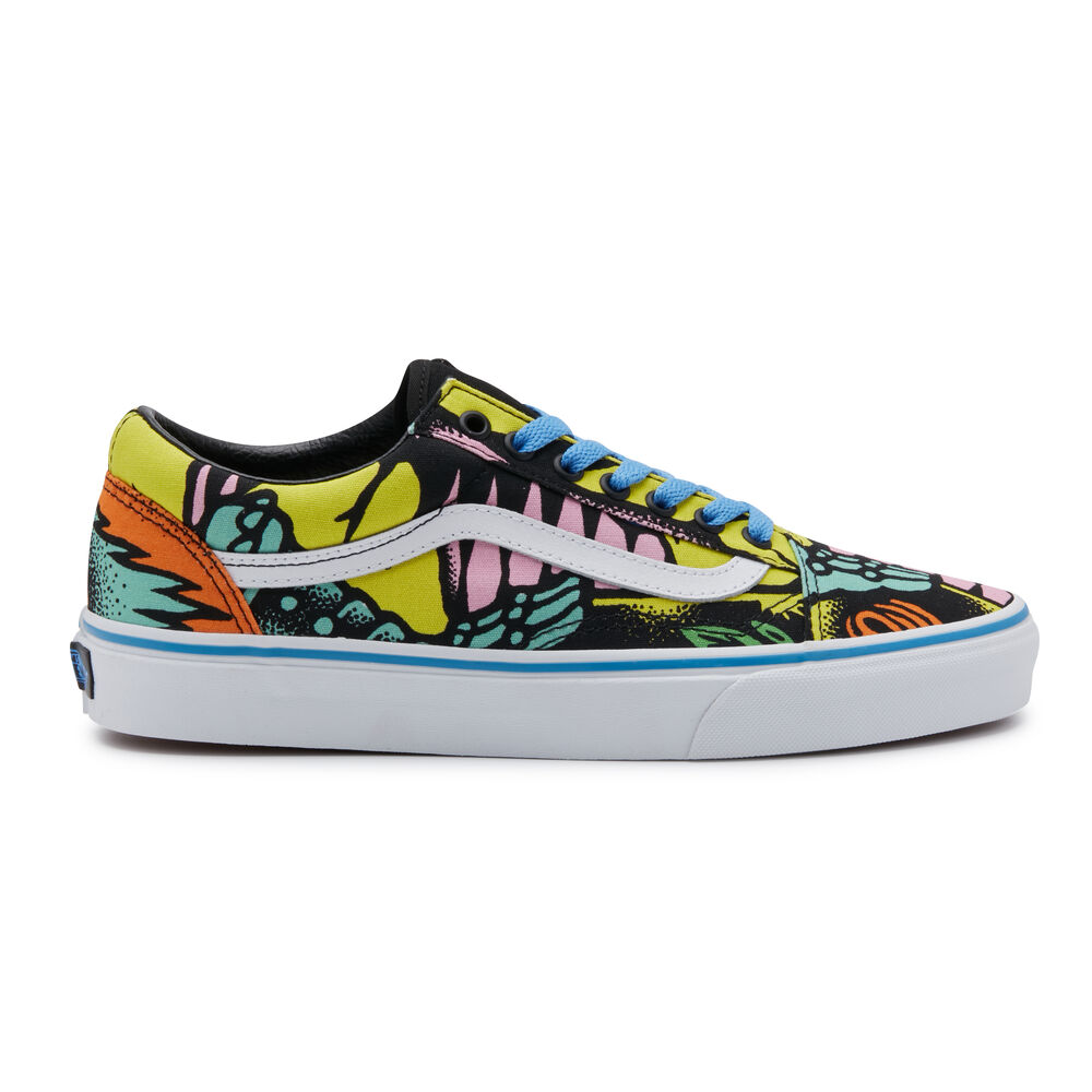 Vans OTW Art Collection Dahahm Old Skool Mens Womens - (DAHAHM CHECKERBOARD) MULTI/TRUE WHITE VN0A5AO9452 Shoes