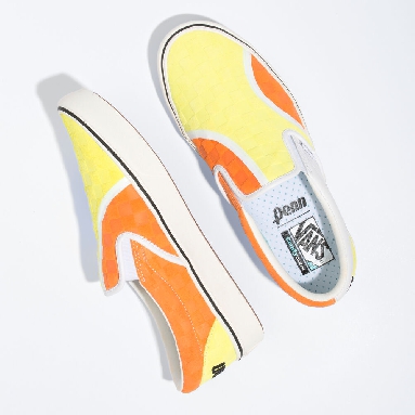 Vans x Penn ComfyCush Slip-On SM Mens Womens - YELLOW/ORANGE VN0A5DY64D2 Shoes