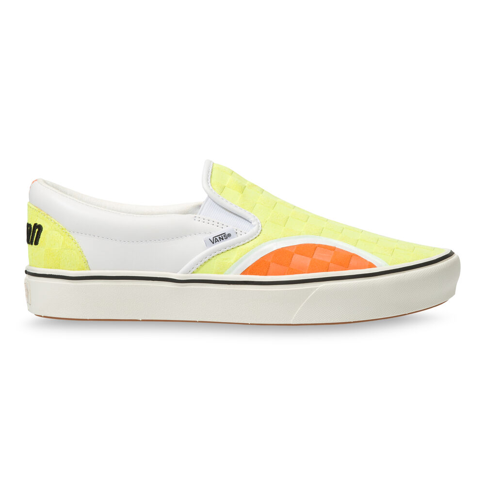 Vans x Penn ComfyCush Slip-On SM Mens Womens - YELLOW/ORANGE VN0A5DY64D2 Shoes