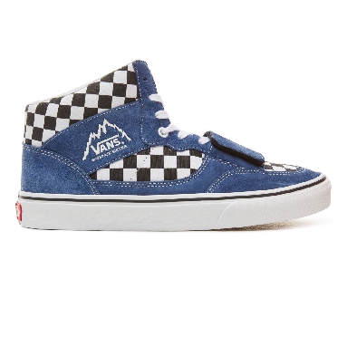 Vans Suede Checkerboard Mountain Edition Classic Mens Womens - (Checkerboard) Blue/Black VA3TKGU9H Shoes