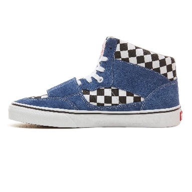 Vans Suede Checkerboard Mountain Edition Classic Mens Womens - (Checkerboard) Blue/Black VA3TKGU9H Shoes