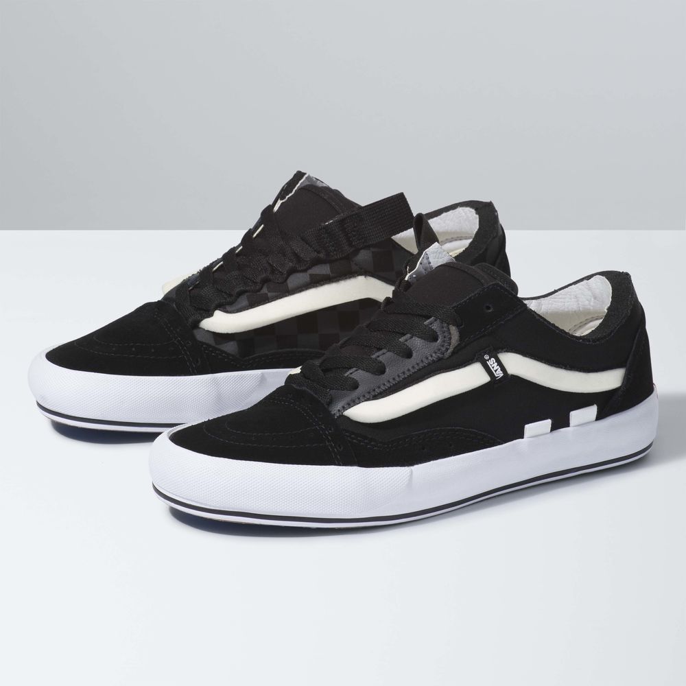 Vans Old Skool CAP Mens Womens - BLACK/TRUE WHITE VN0A4UUH6BT Shoes